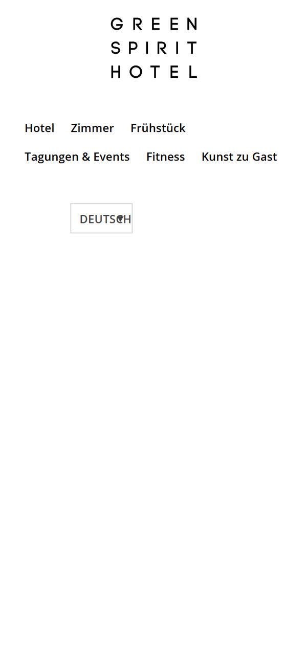 Screenshot der heutigen Startseite auf dem Handy: unter der Navigation eine weiße Fläche