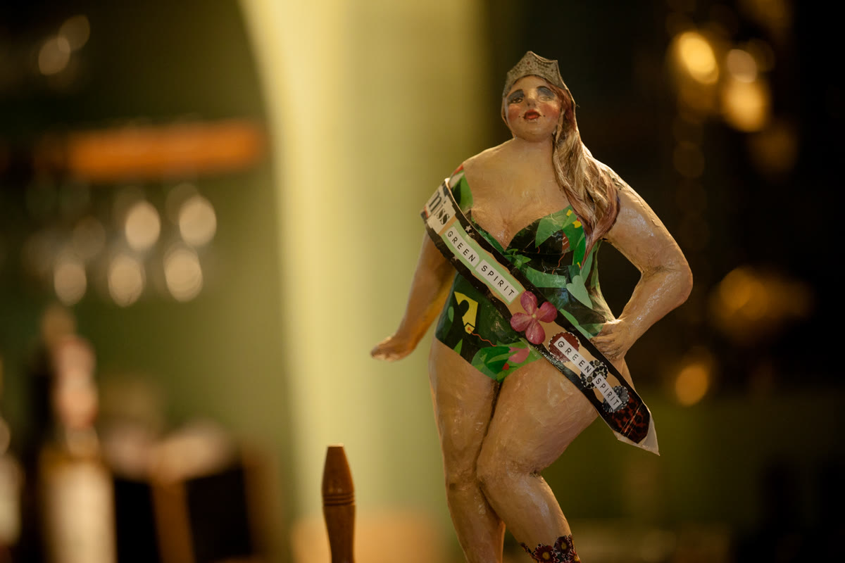 Skulptur „Miss Green Spirit